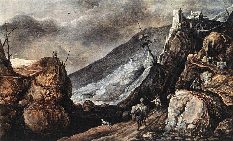 Landscape with the Temptation of Christ wg, MOMPER, Joos de